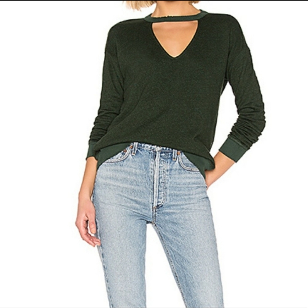 N:Philanthropy Pria Gray Sweatshirt Small Nwt - Picture 1 of 7